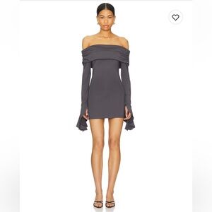 Superdown Yuka mini dress slate